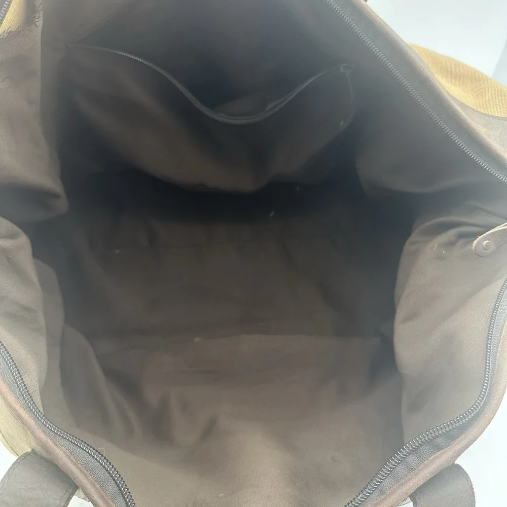 Vintage Canyon Outback‎ Jeffries Leather Canvas Duffle Bag 25